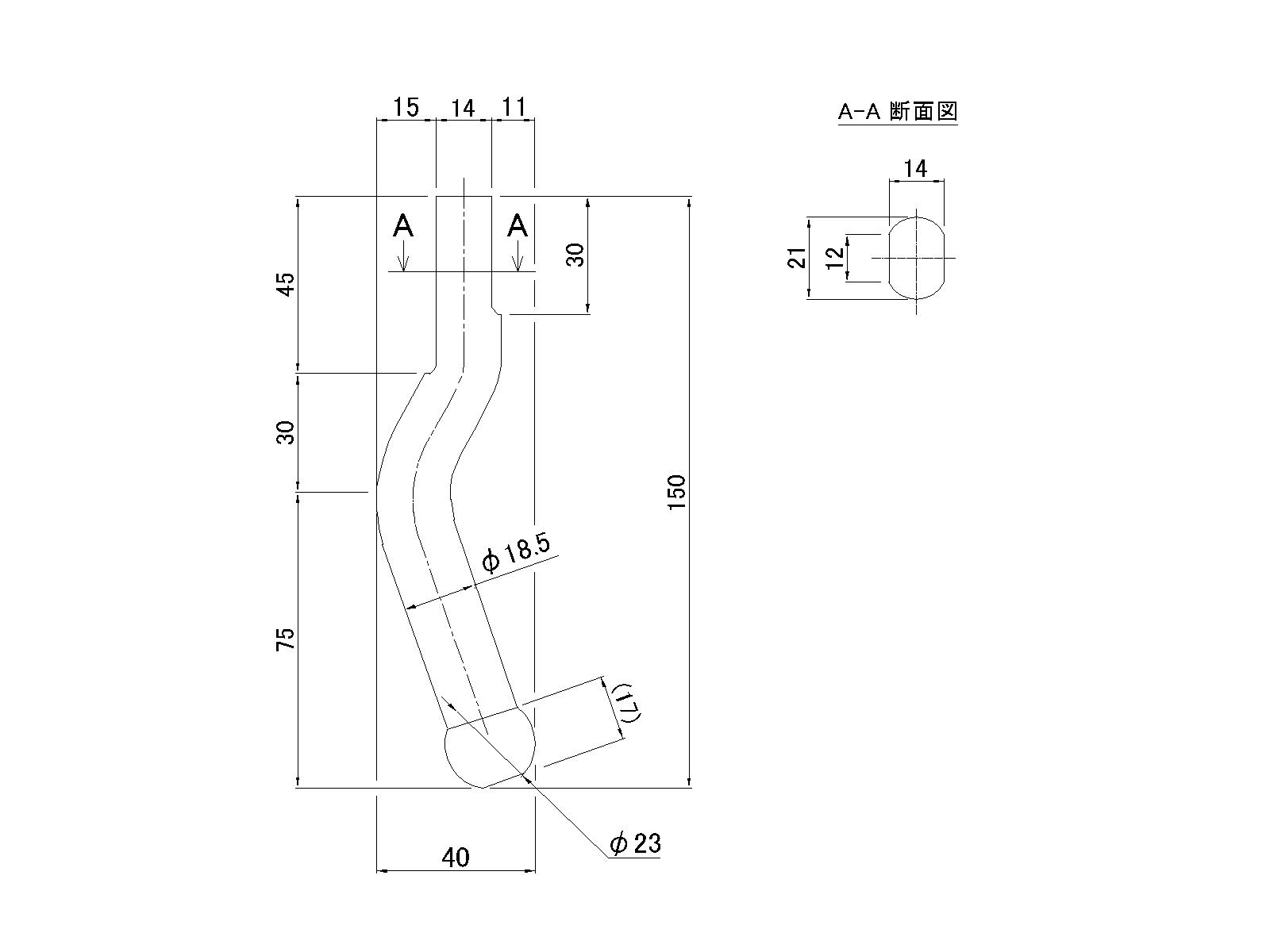 ロープフック N型 18.5mm