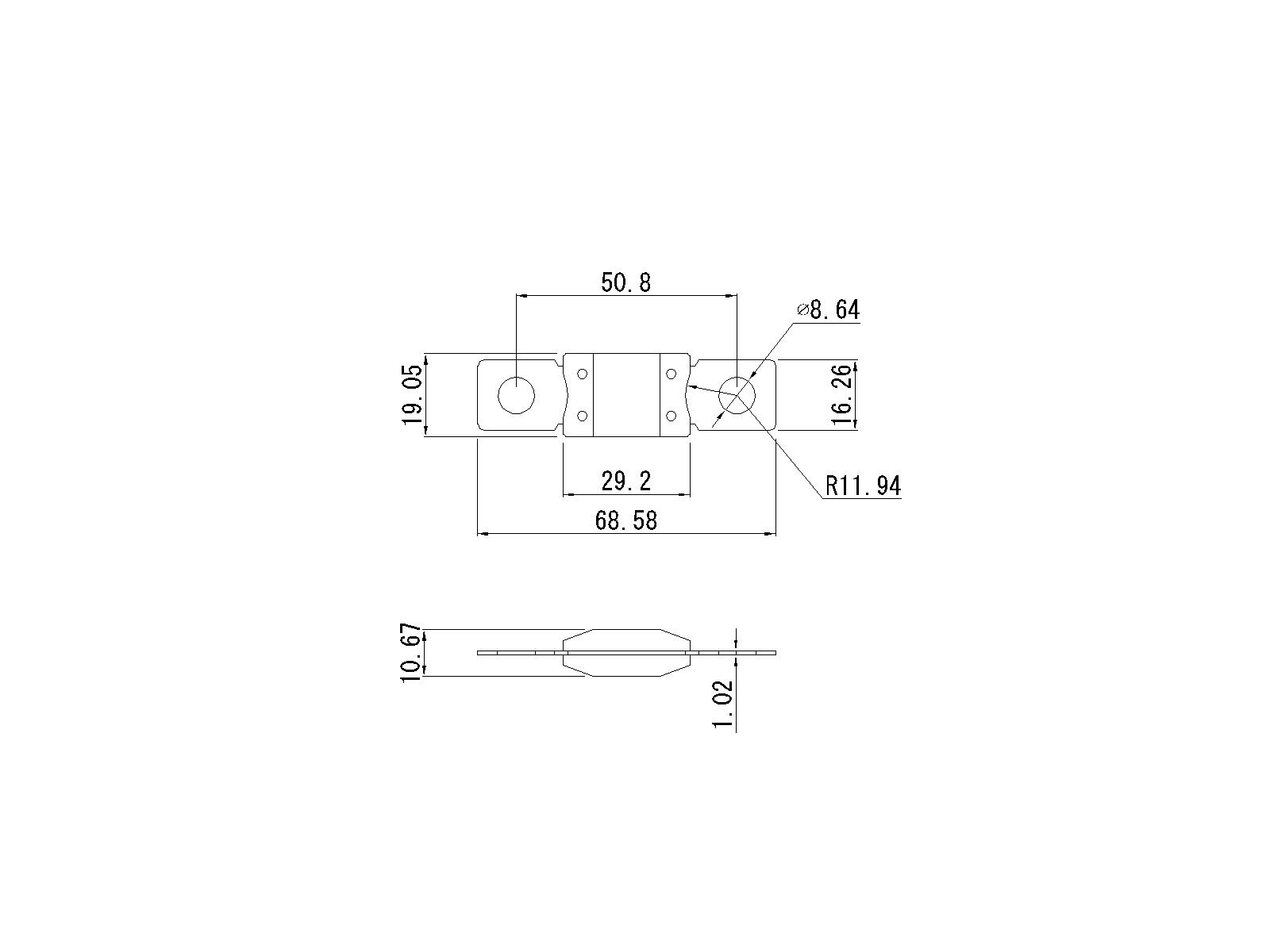 MEGA保险丝150A（298150）