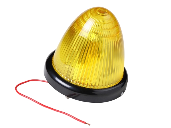 旧型のLEDマーカー MK-0324 24V 黄の外観