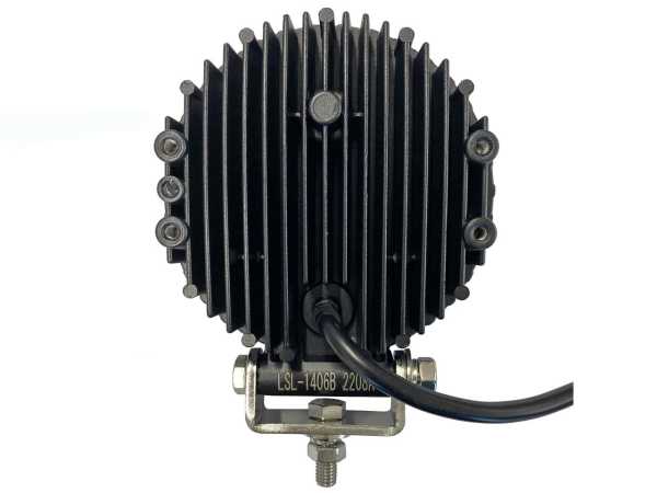 LEDワーキングランプ 丸型 LSL-1406B 強化ブラケット(12/24/48V共用) 27W