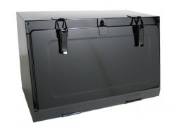 鉄製工具箱 750×455×450mm 黒塗装