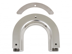 Stainless rope through frame Aluminum block for stepping (with cut) Electropolishing with spacer