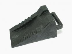 トラック車輪止め/歯止め ハイプラ製(大)新型 黒色