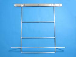 ステンレス泥除けステー/振れ止め金具 大型用 枠付