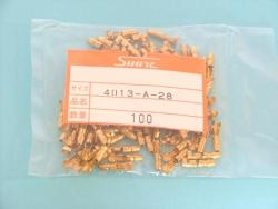 圧着ターミナル A-28オス (0.5～2.0sq) 100個入