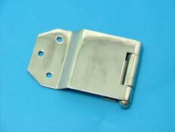 Hinge B532 L stainless open under