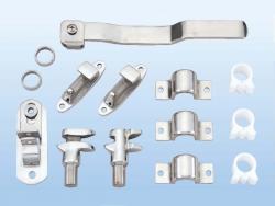 ステンレスハンドルセット φ27.2用 2本爪(パイプ無)