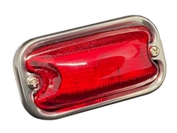 LO-100 LED角型マーカー アクリルレンズ 赤 24V