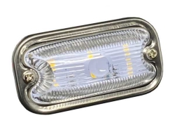 LO-100 LED角型マーカー アクリルレンズ 白 24V