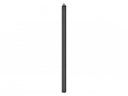 スタンション親綱支柱 2.3×50×50×2000mm ステンレスアイボルト付