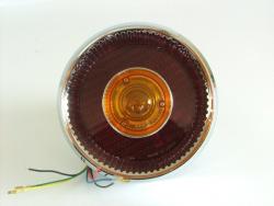 JB round skyline tail lamp single red / orange