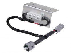 Tycoメタルクラッド  LEDナンバーランプ用抵抗器 50W-27Ω 防水コネクタ･アルミステー付 日野大型･中型車用