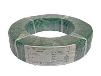 電線 φ4シース付 AV0.85sq 緑 (200M/巻)