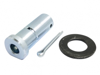 Dump super hinge Press type King pin (with roll pin and washer)