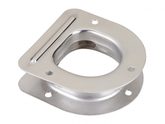 Stainless rope through small hole for aluminum block