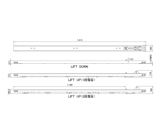 AJスケーター フラットタイプ AJSFT-1200-T T字レバー