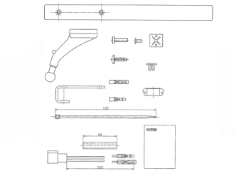 市光 STR-300 車輛專用支架套件 STR-3X38