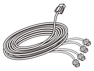 市光 BS-300バックセンサー後方下用ケーブル22M(センサー2～4個用) BC-D22