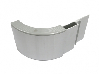 JB アルミサイドバンパー コーナー部 100H (アルミ押出し品)