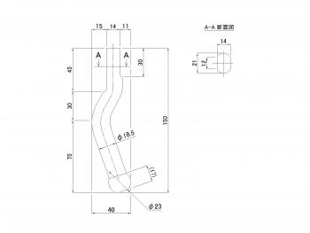 ロープフック N型 18.5mm