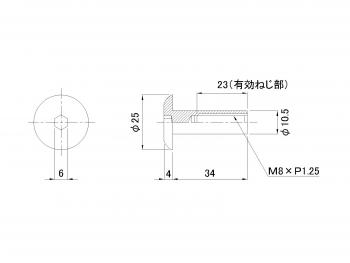 通しボルト用フランジナット MFN