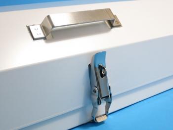 Stainless steel fire extinguisher box 20-inch for the semi-cylindrical