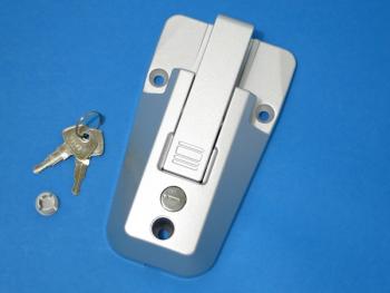 ハンドルロック 2003 鍵付き シルバー(H=37.2mm)