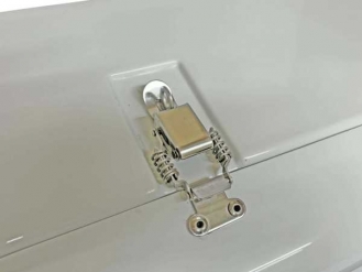 FRP工具箱 750×290×325mm 白 YJK-750B