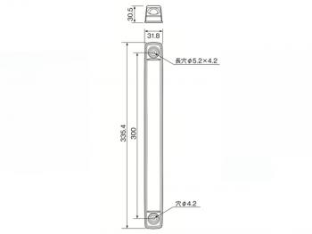小糸 LED車高灯&ストップランプ 縦型 LED-STOPLMT 24V