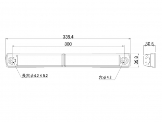 小糸 LED車高灯&ストップ・ターン シーケンシャル LED-ADDRCLS 24V