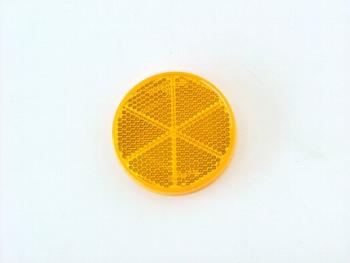 丸型反射鏡/リフレクター 101E 橙 (ECE認証取得品)