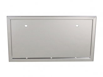 ステンレス 超薄型ナンバー枠 小型・中型用 角タイプ