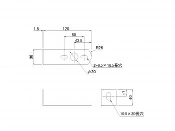 不锈钢标记停留L-L-120S