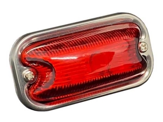 LO-100 LED角型マーカー アクリルレンズ 橙 24V