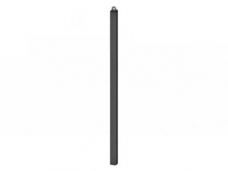 スタンション親綱支柱 2.3×50×50×2000mm ステンレスアイボルト付