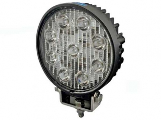 LEDワーキングランプ 丸型 LSL-1406B 強化ブラケット(12/24/48V共用) 27W