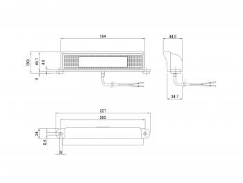 LEDナンバーランプ LSL-1009AV (DC12/24V共用)