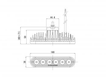 LED作業灯 (横長) LSL-1012B (12/24/48V共用)
