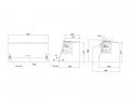 ステンレス工具箱 スイング型 900×460×447mm