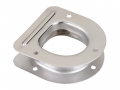 Stainless rope through small hole for aluminum block