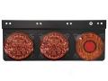 ICL LED combination tail lamps round triple embedd...