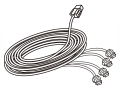 市光 BS-300バックセンサー後方下用ケーブル17M(センサー2～4個用) BC-D17