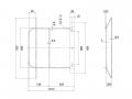 泥除けステー/振れ止め金具 4t用 枠付