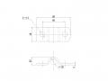 Stainless another item hook (large) for the press metal plate 15mm