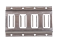 ステンレスラッシングレール L=200mm(穴付) SUS304 門口用