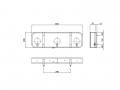 JB signboard light (Andon) light bulb type small (24V10W×3)