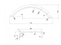 Round fender for 2t