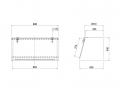 ステンレス工具箱 900×450×450mm HKK-900A SUS304