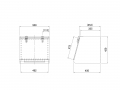 ステンレス工具箱 500×450×450mm HKK-500A SUS304