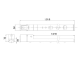 日軽金アクト ライトスライダー LSD-L-1100 Lタイプ(ローリフト)